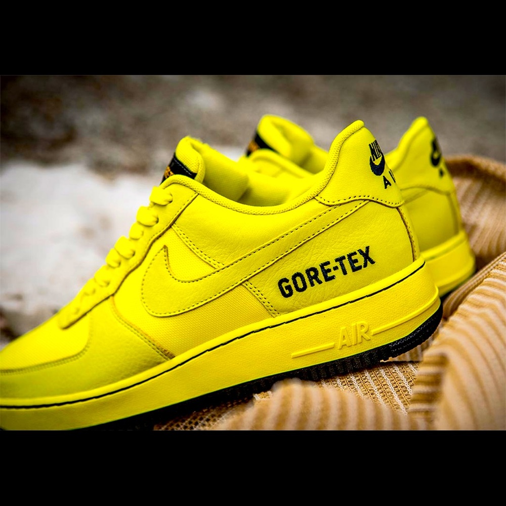 air force 1 yellow highlight ( Goretex )